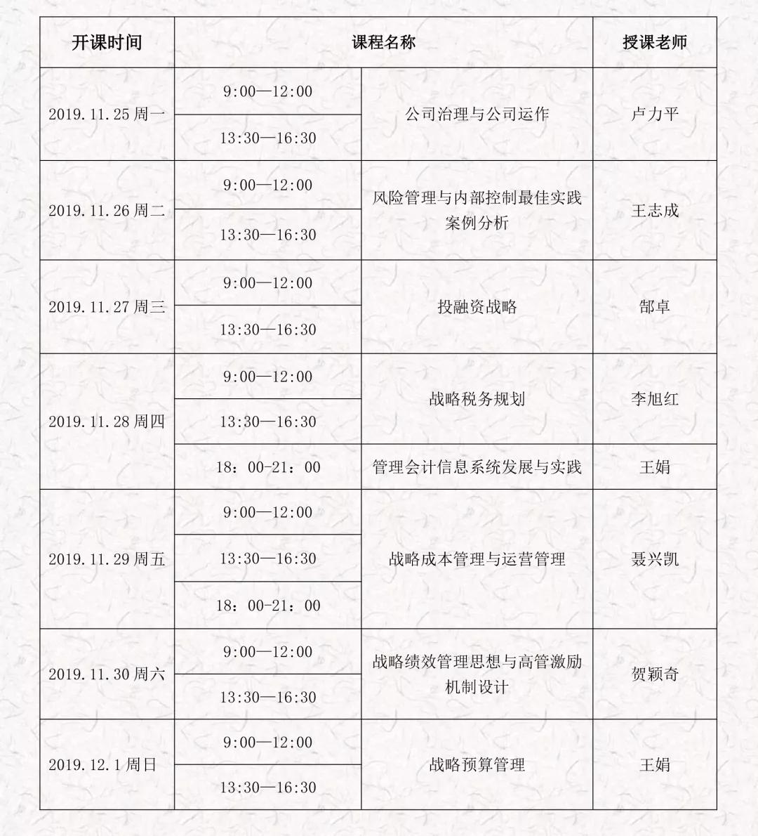 第78期、79期高级管理会计师CNMA面授班圆满结课