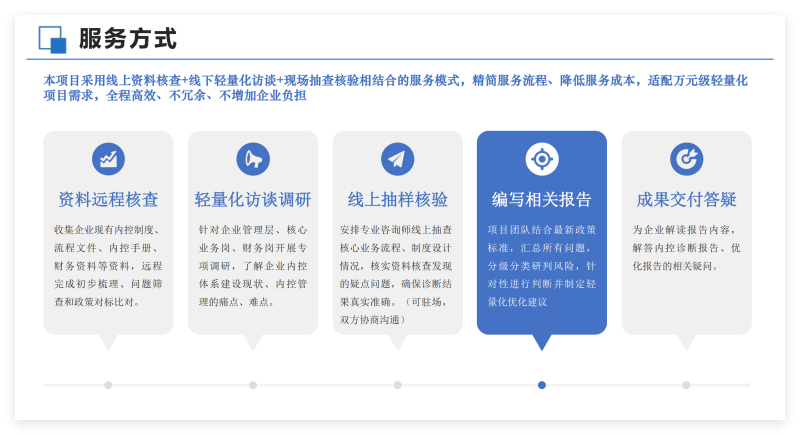 首冠推出轻量化内控体系诊断业务 深度体检区别于传统内控评价